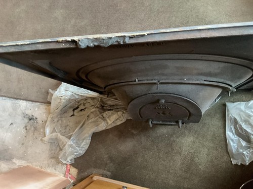 Victorian cast iron fireplace