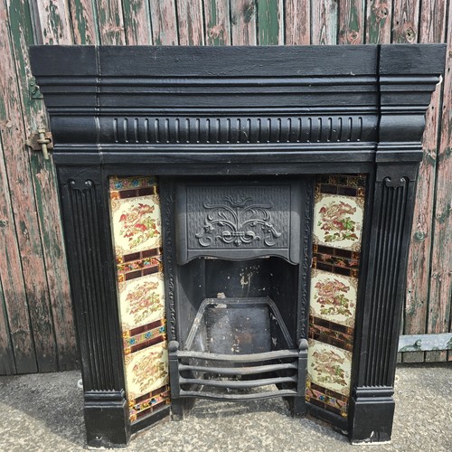 Antique cast iron fire - antique,