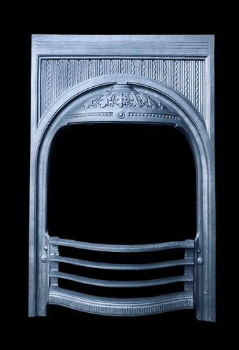 Antique cast iron fire - cast,