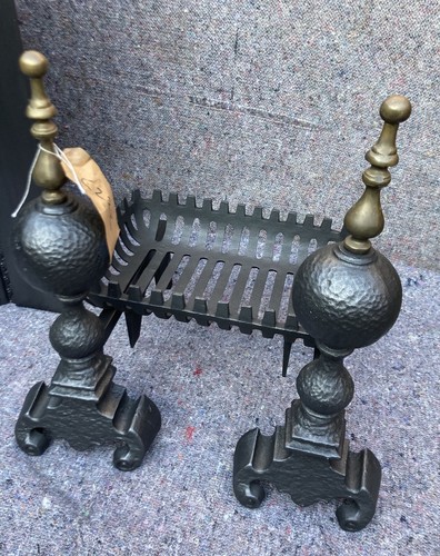 Vintage cast iron fireplace - vintage,