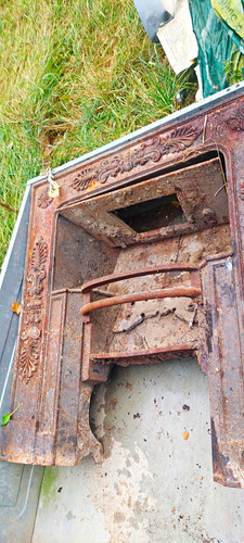 Cast iron fireplace georgian - cast,