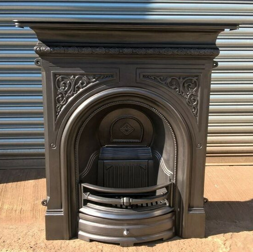 Cast iron arch - arch, fireplace
