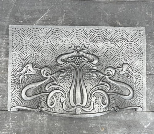 Restored cast iron fireplace - restored,