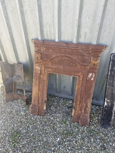 Victorian iron fireplace - victorian,