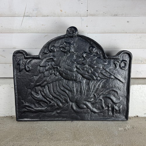 Reclaimed cast iron fire - fire, back
