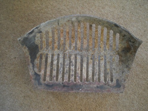 Fire grate bowed - grate, cast