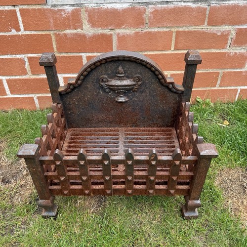 Victorian cast iron fire - cast,