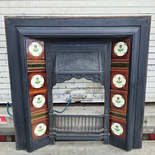 Victorian cast iron - iron, fireplace