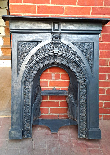 Victorian cast iron fireplace - victorian,