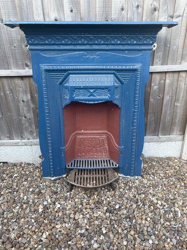 Fireplace victorian cast iron - victorian,